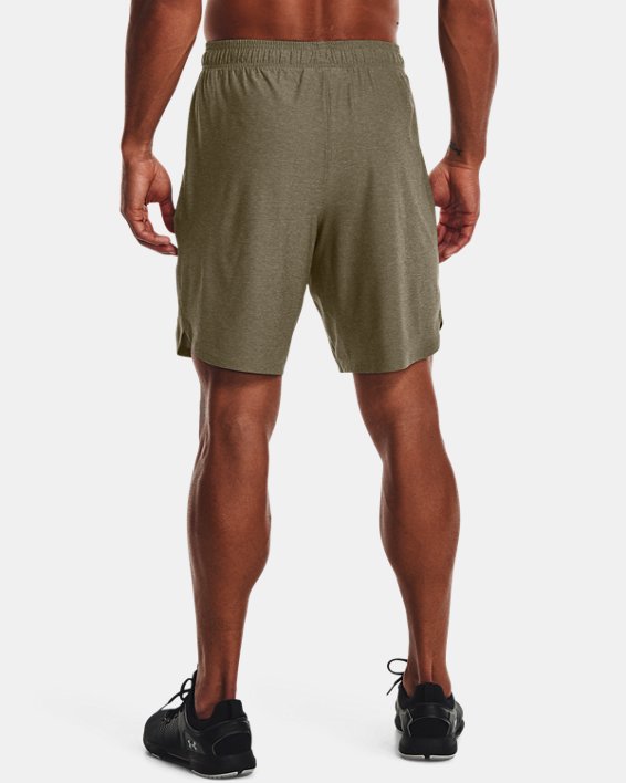 Men's UA Training Stretch Shorts, Green, pdpMainDesktop image number 1